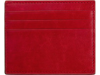 Картхолдер для 6 пластиковых карт с RFID-защитой Fabrizio, красный